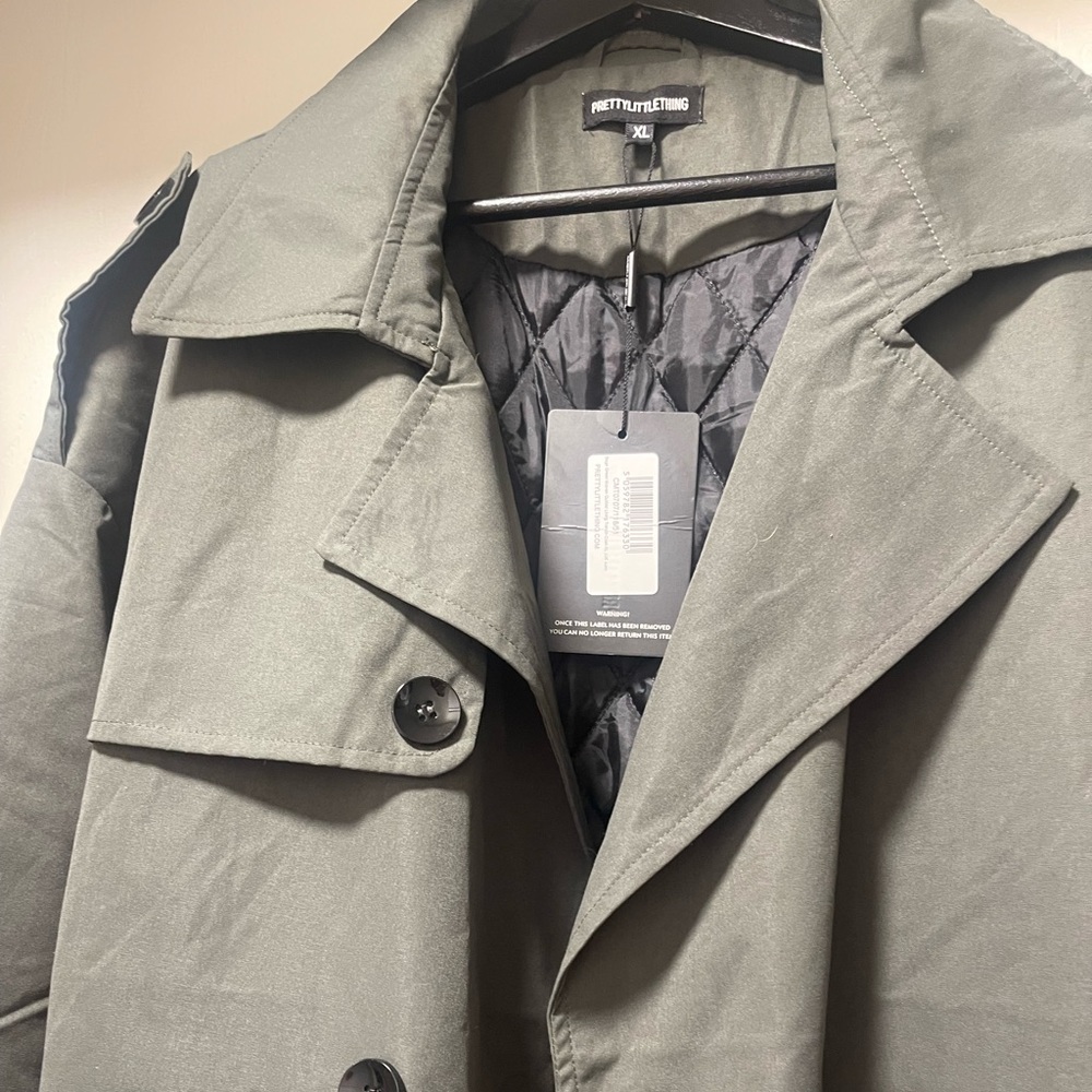 Trench quilted coat